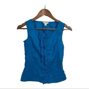 Banana Republic‎ Teal sleeveless top size 0